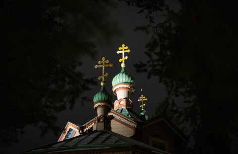 Joensuun ortodoksisen seurakunnan Pyhän Nikolaoksen kirkko.