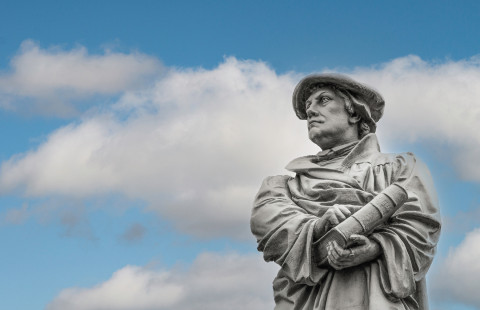 Martin Lutherin patsas.