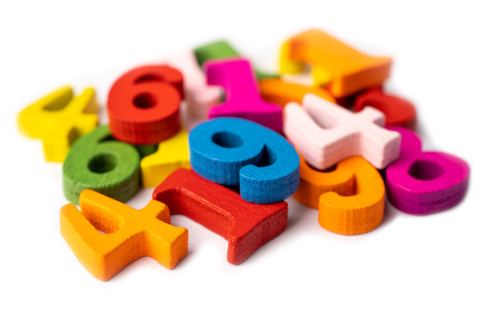 Numerot. Kuva Mostphotos.