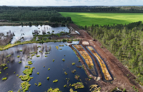 Ilmakuva Kontiolahden Kyyrönsuosta kesällä