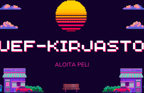 Kuvituskuva kirjaston blogiin johdattavaan artikkeliin