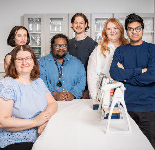 The RNatives laboratory team photographed at the company's premises.