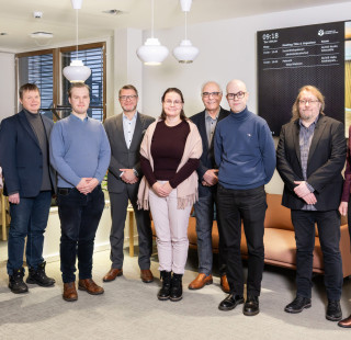 Yliopiston hallitus ryhmäkuvassa tammikuussa 2026.