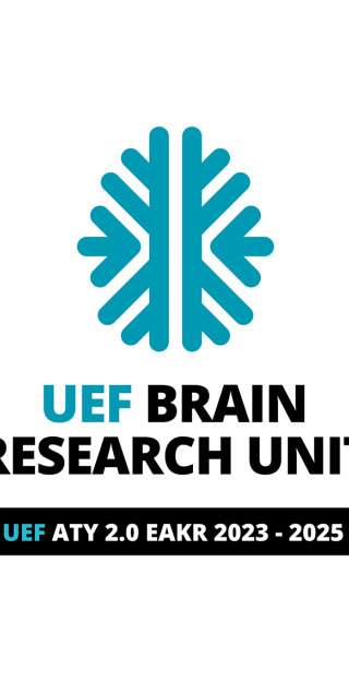 UEF Aivotutkimusyksikkö 2.0 EAKR-hankkeen logo